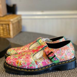 NEW Floral Mary Jane Dr. Martens